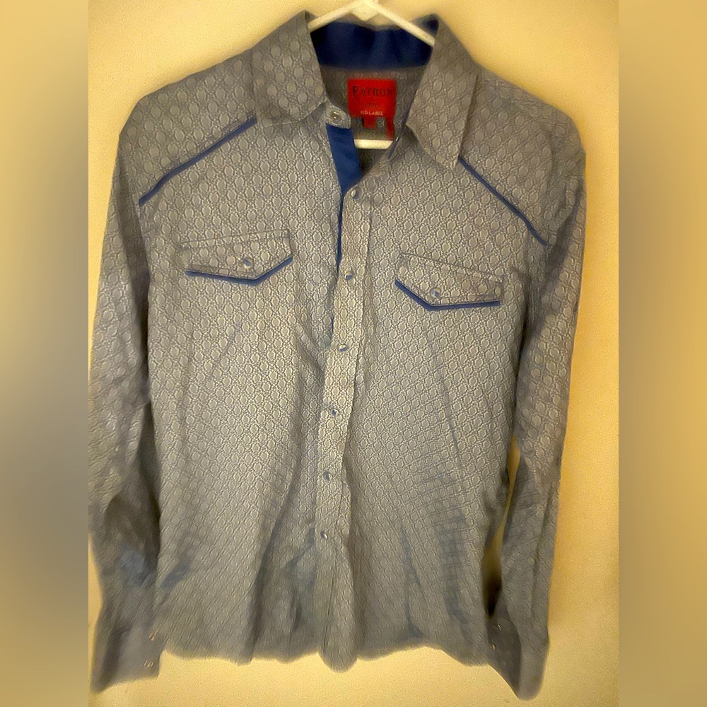 Patron Cito-red label Medium country western shirt